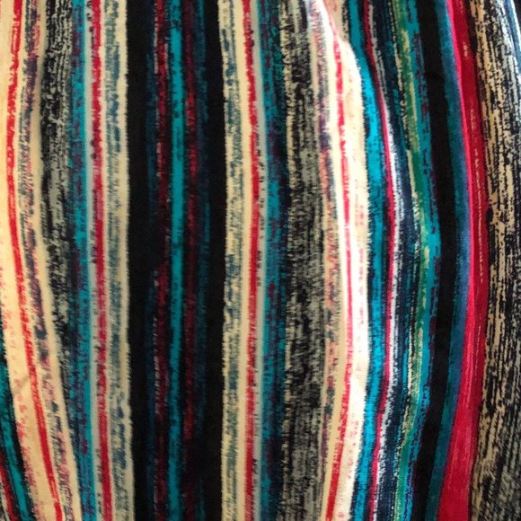 SEXY ANGASHION MULTI COLOR STRIP SPAGHETTI STRAPS AND TIE AT WAIST SIZE … - Picture 7 of 7